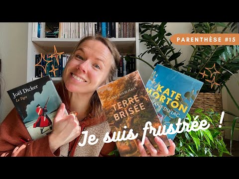 (Parenthèse #15) : 📚 Le 1er roman de Dicker, le dernier de Norek, réceptions et bibliothèque !