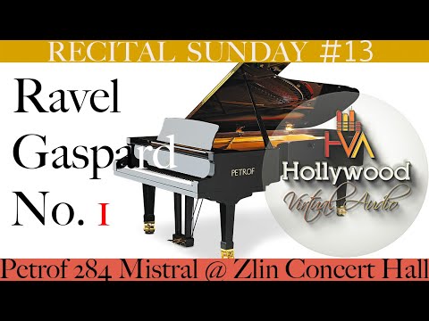 Ravel: Gaspard de la nuit 1: Pianoteq 7 Petrof 284 Mistral, Virtual Performance Zlin Concert Hall