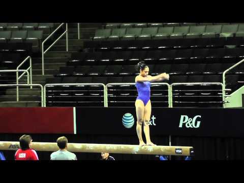 Sabrina Vega - Balance Beam - 2012 U.S. Olympic Trials Podium Training