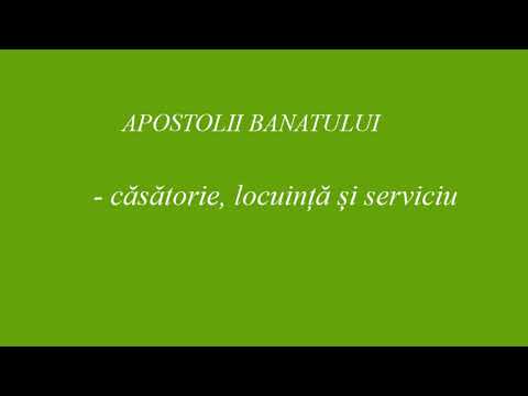 Apostolii banatului [cap17] - căsătorie, locuință și serviciu #creștini #descoperiri #Biblia