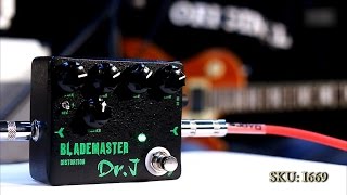 Video thumbnail for Joyo Dr.J D-58 Blademaster Distortion High-gain Electric Guitar Effect Pedal Aluminum Alloy Housing by TOMTOP