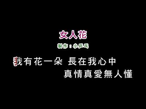 (伴奏版)梅豔芳-女人花(DIY卡拉OK字幕)