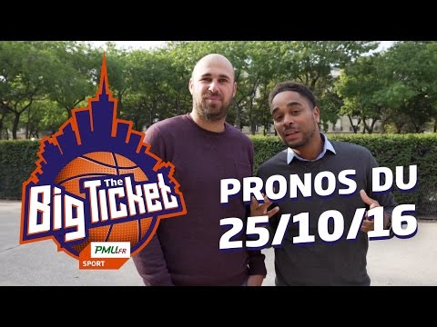 The Big Ticket - Les paris NBA du 25/10/16