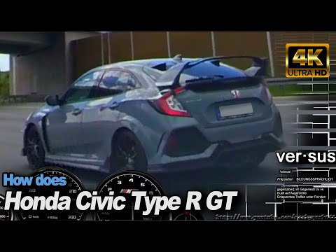 First seen on the Autobahn - Honda Civic Type R GT vs BMW M2 Competition +130-220 RaceRender [4k]