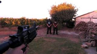 preview picture of video 'M203 Grenade launcher Test Fire Airsoft'