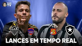 ATLÉTICO-MG X PUERTO CABELLO E BOTAFOGO X CARACAS | SULAMERICANA | LANCES EM TEMPO REAL