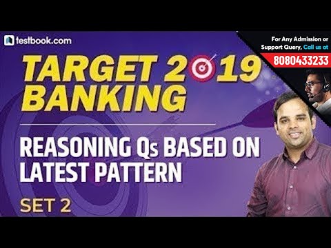 Target 2019 Banking | Reasoning Questions based on Latest Pattern for All Bank Exams #2 | Sachin Sir Video
