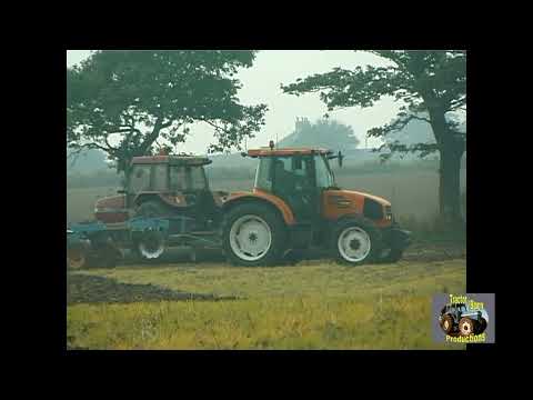 Renault Ares 556RZ and Parmiter disc harrows