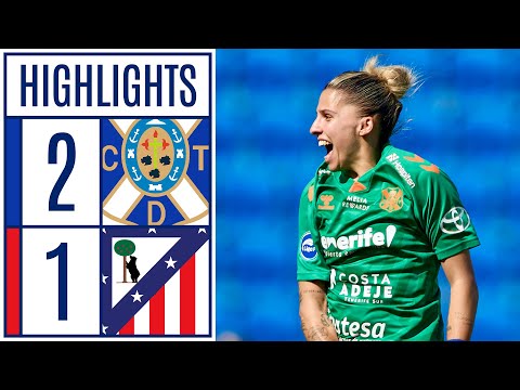 COSTA ADEJE TENERIFE 2 - 1 ATLÉTICO DE MADRID | RESUMEN LIGA F MOEVE