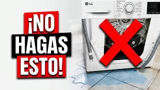 Que hacer si lavadora LG pierde agua por debajo ✅ SOLUCION