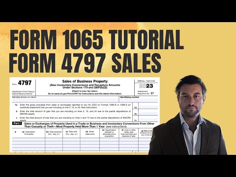 IRS Form 4797: Rental Real Estate Sale Example - Step-by-Step Instruction with Form 1065