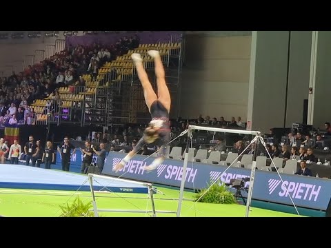 Marine Boyer (FRA) - Uneven Bars (Scary landing) - QF - Team Final - European championships 2024