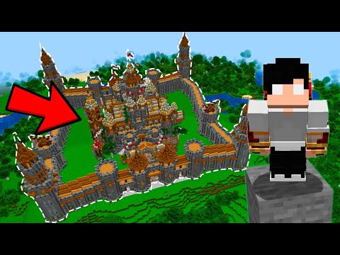 TROLLEI MEU AMIGO CONSTRUINDO UM CASTELO COLOSSAL NO MINECRAFT! - HardSMP