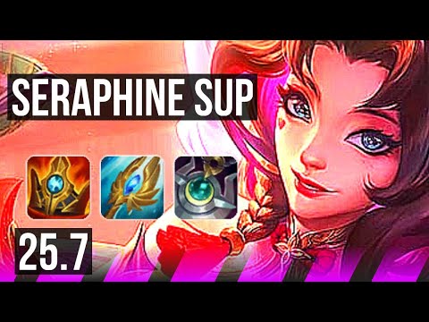 SERAPHINE & Jinx vs NAMI & Kai'Sa (SUP) | 5/4/20 | NA Grandmaster | 25.7
