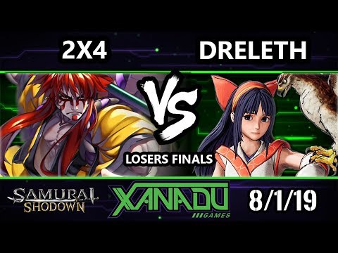 F@X 313 SamSho - 2x4 (Kyoshiro) Vs. Dreleth (Nakoruru) - Samurai Shodown Losers Finals