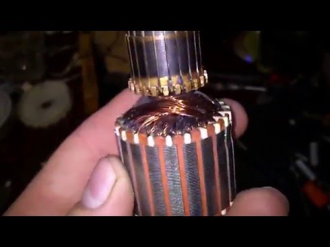 PLASTILIN. КАК ДОСТАТЬ МЕДЬ ИЗ ЯКОРЯ ДВИГАТЕЛЯ? КАК РАЗОБРАТЬ ЯКОРЬ, РОТОР И ЗАР