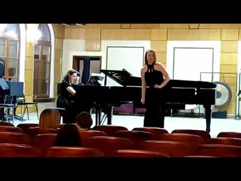 Гаврилин. "Лето" из цикла "Времена года" Корнева Юлия (контральто), Прунская Анастасия (ф-но)