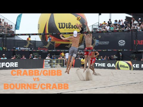 Crabb/Gibb vs. Bourne/Crabb 2021 AVP Manhattan Beach Open
