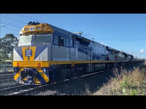 Triple CF classes on the Qube steel train through Coolaroo