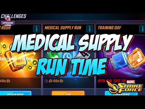 Medical Supply Run Tiers 13/14 3-Star Tips! MSF - Marvel Strike Force