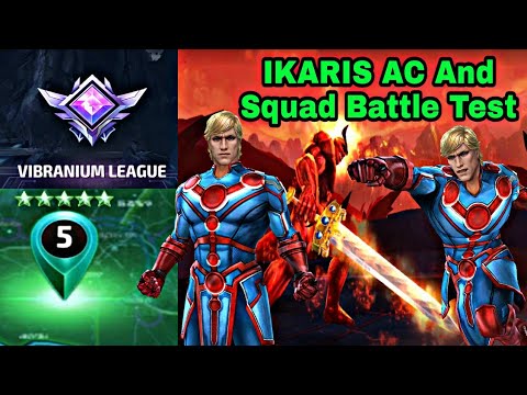 IKARIS PVP VS PVE TEST | AC And Squad Battle Gameplay Guide With IKARIS - Marvel Future Fight