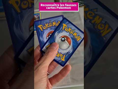 VRAIES OU FAUSSES 🦊 Comment LES Reconnaître ! #cartespokemon #shorts