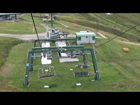 Discesa integrale seggiovia Leitner "Rodella Des Alpes" - Campitello di Fassa (TN) / Sessellift