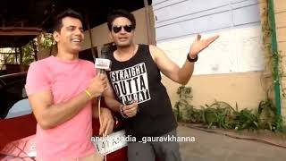 anu and anuj at the set's of wo toh hai albela... video