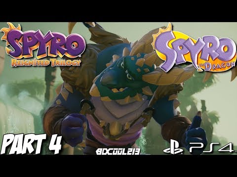 Spyro Reignited Trilogy - Spyro the Dragon Gameplay Walkthrough Part 4 - Beast Makers World - PS4