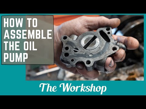 How to assemble the OIL PUMP - 1945 Harley Davidson WLA / ep152