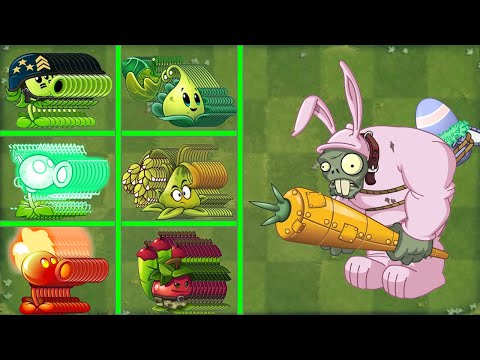 PVZ 2 Random 30 Teams 10 Plants vs Spring Gargantuar Level 8 - Which Plant Can Win? Pvz 2 Challenge