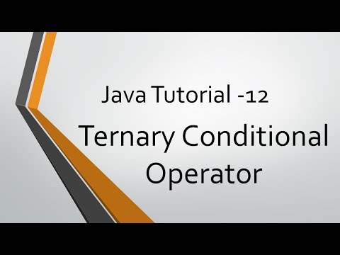 12 Ternary Operator Conditional Operator In Java Programming
