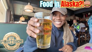 Food in Alaska! 🍔 Honest Portside Pub and Grill Review + Local Bar Stop