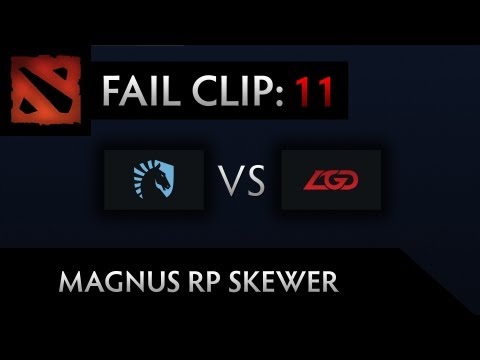 Dota 2 TI3 Fail - Clip 11 - Magnus RP Skewer