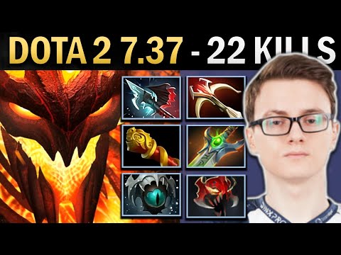 Shadow Fiend Gameplay Miracle with 22 Kills and Daedalus - Dota 2 Kez