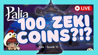 Cashing in 100 ZEKI COINS | Palia Beta Live Stream #palia  #paliabeta #paliagameplay