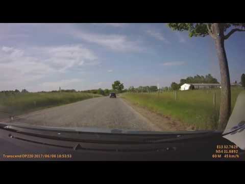 Driving from Sassnitz to Glowe in Rügen Germany