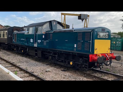 BR CLASS 17 Clayton in action on the West Somerset Railway over June 10,11 and 18, 2022