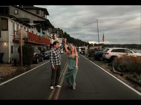 Chelsea + Casey's Sunset on the Beach Engagement Session GIF