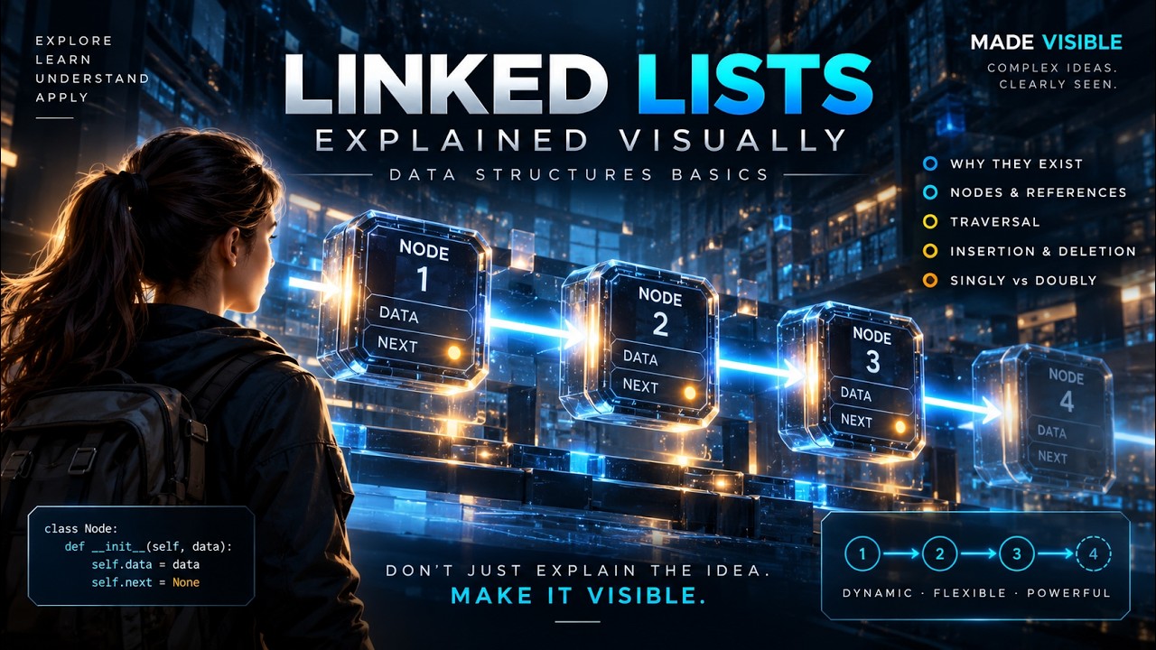 05. Linked Lists Explained Visually | Data Structures Basics