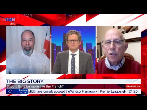 France in flames. Should Brits protest like the French?