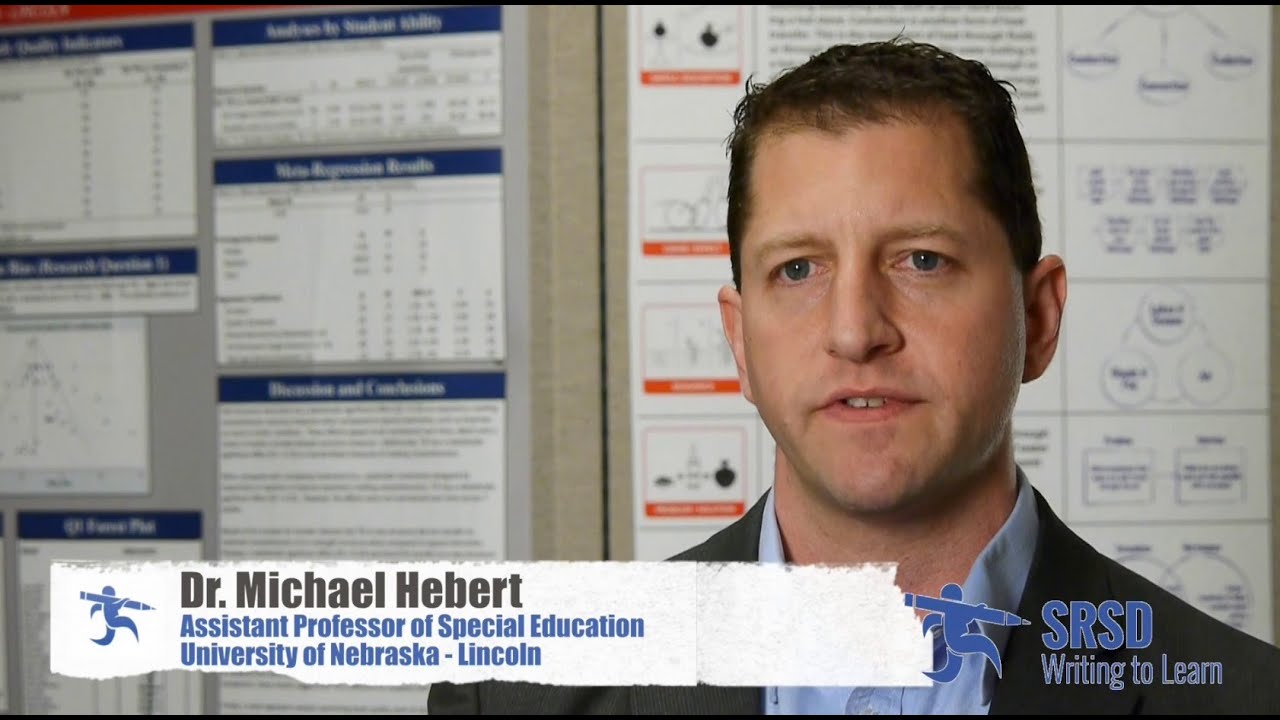 Michael Hebert Biography SRSD Writing To Learn - YouTube