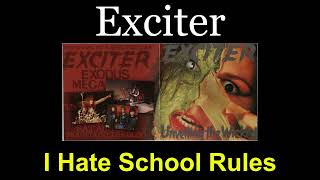 Exciter - I Hate School Rules - 04 - Lyrics - Tradução pt-BR