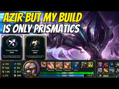 La build COMPLETA di Azir prismatico è INGIUSTA | Arena 5.0 Serie dalla A alla Z