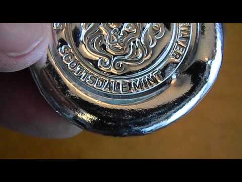 Scottsdale Mint 5 oz. Silver Buttons