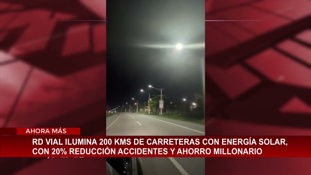 RD Vial ilumina 200 km de carreteras con lámparas LED solar