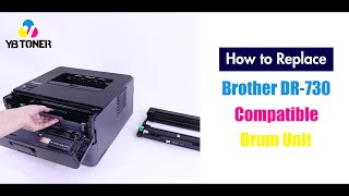 How to Install Brother Printer Drum DR730 Replacement