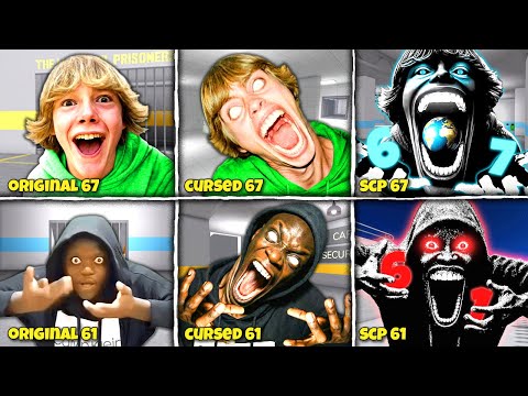 EVOLUTION OF 67 KID Vs 61 MEME! What if I BECOME SCP 67, 61 in BARRY'S PRISON RUN! New Scary Obby!