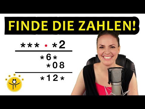 Welche Ziffern fehlen? – Schriftliche Multiplikation