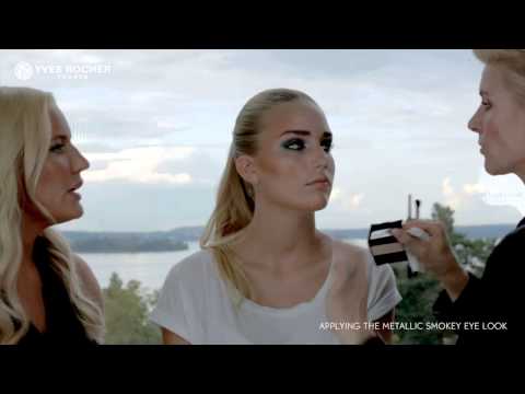 Smokey eyes, skulpterat ansikte med hjälp av highlighter -- Petra Tungården makeup video